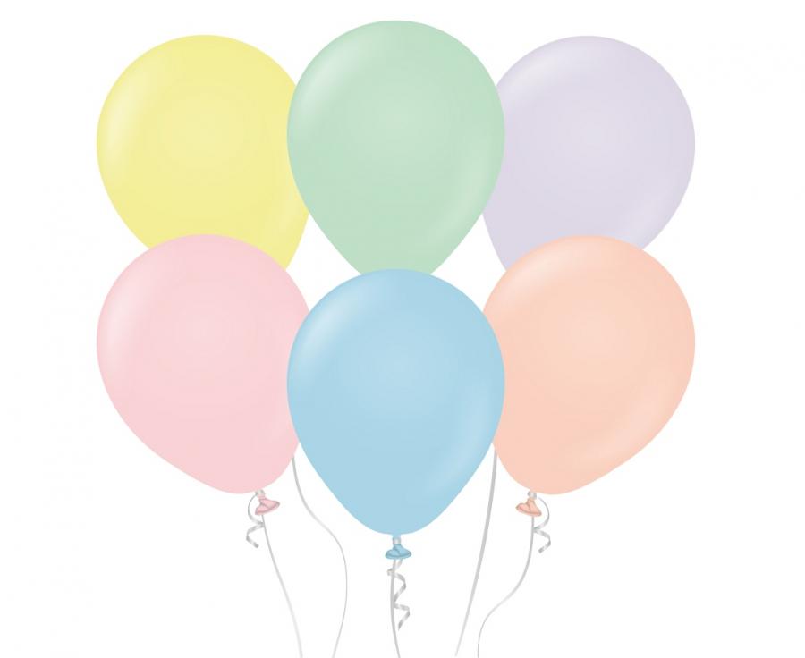 Baloni Kalisan 12" – 30 cm, Macaron Mix, 100 kom/paket