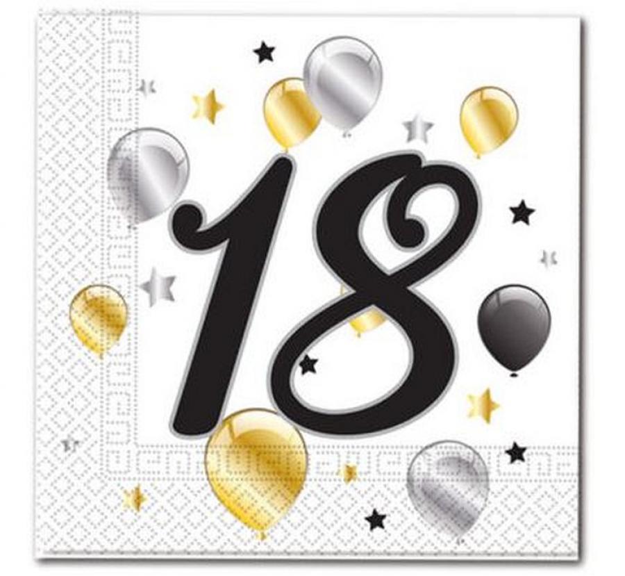 Salvete papirnate "balloons - 18", rozm. 33 x 33 cm, 20 kom.