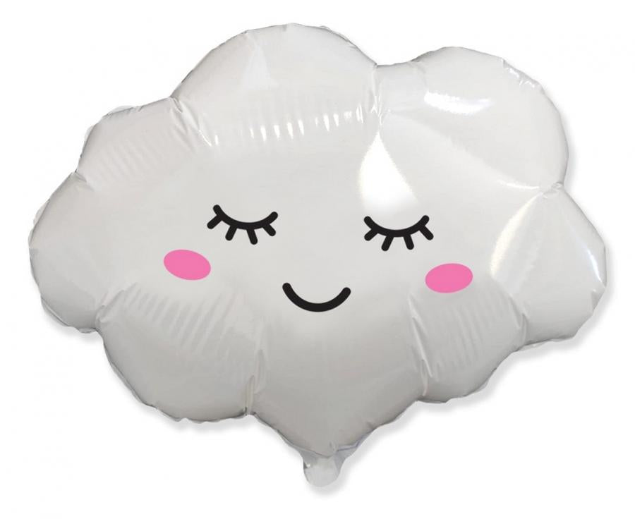 Folijski balon 24" - 61cm FX - (bijela), nepakiran