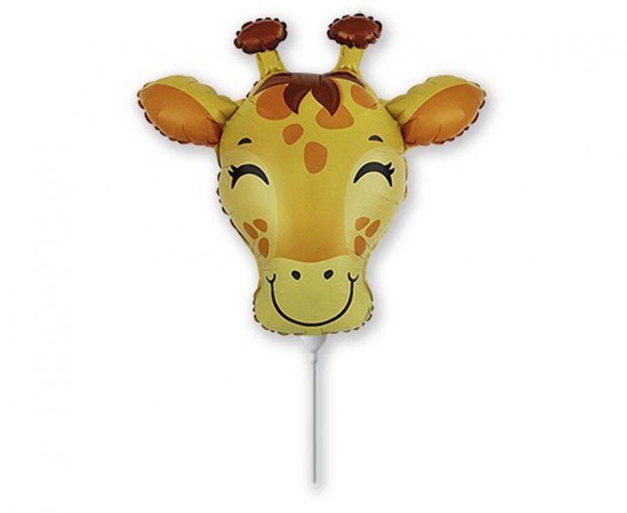 Folijski balon 14" - 36cm FX - Žirafa (glava), nepakiran