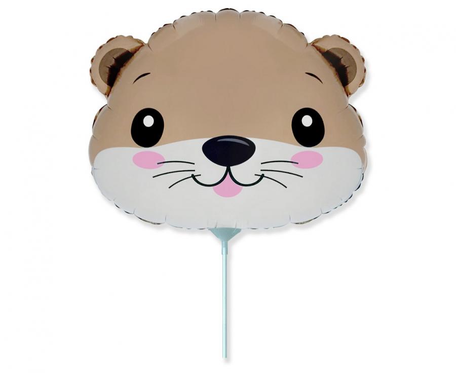 Folijski balon 14" - 36cm FX - Wydra (glava), nepakiran