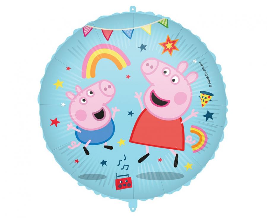 Folijski balon 18" - 46cm Peppa Pig Messy Play