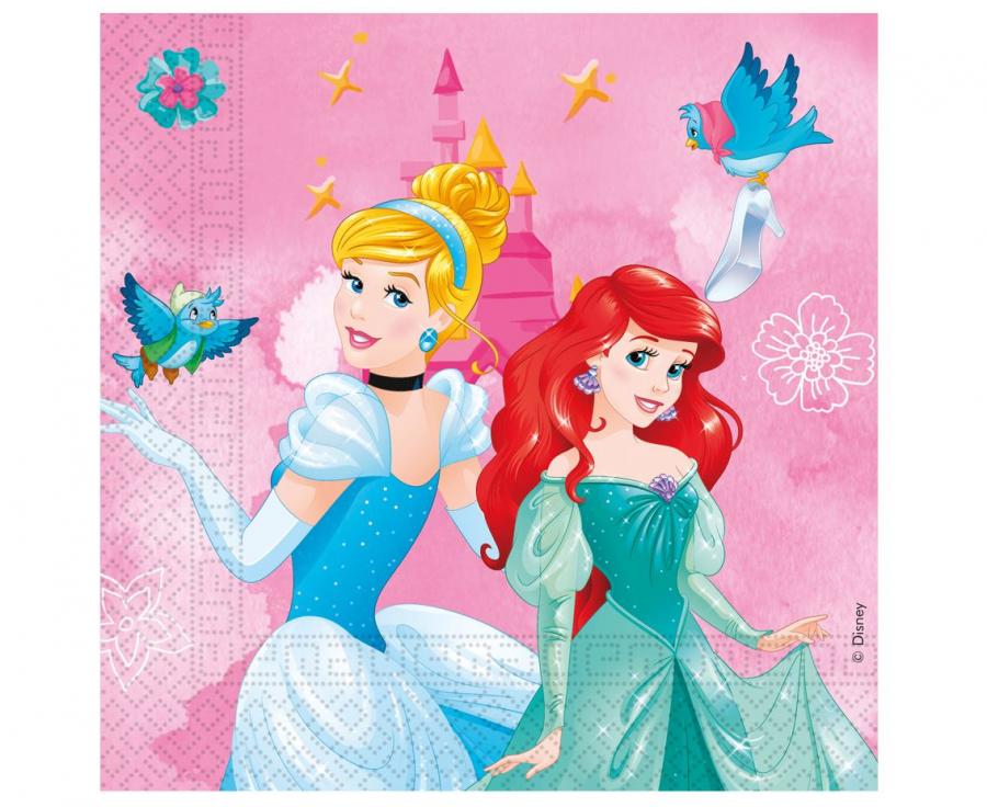 Salvete papirnate princess live your story, 33x33 cm, 20 kom. (papier fsc)