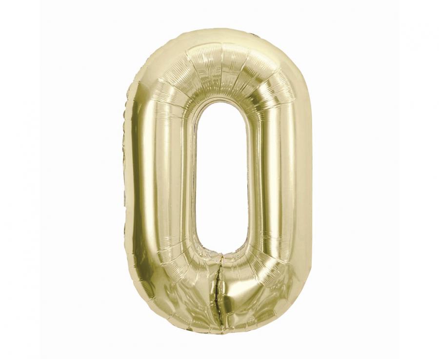 Folija balon broj 0 šampanjac 85 cm