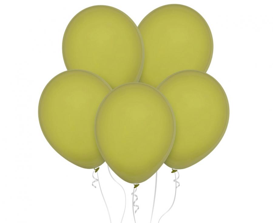Baloni Decomex 11" - 28cm, pastel Olive, 100 kom/paket.