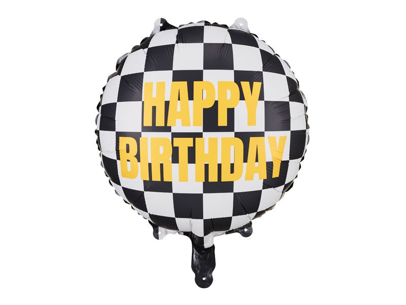 Folijski balon zastava Happy Birthday 45 cm