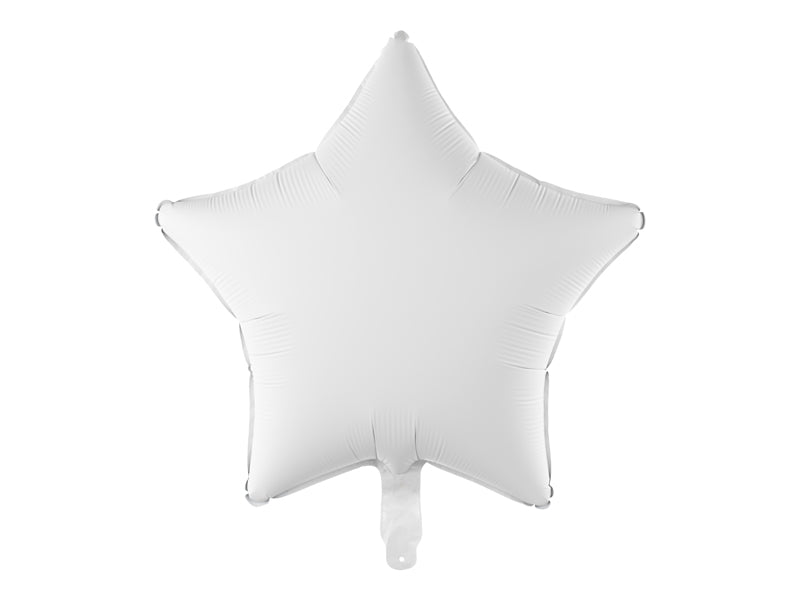 Folijski balon zvijezda 48 cm bijeli