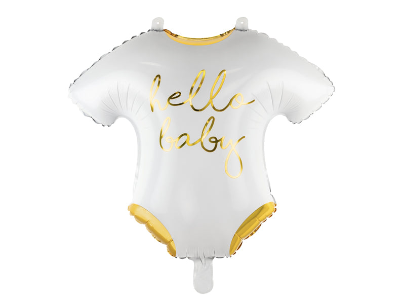 Folijski balon Baby romper – Hello Baby, 51x45 cm, bijeli