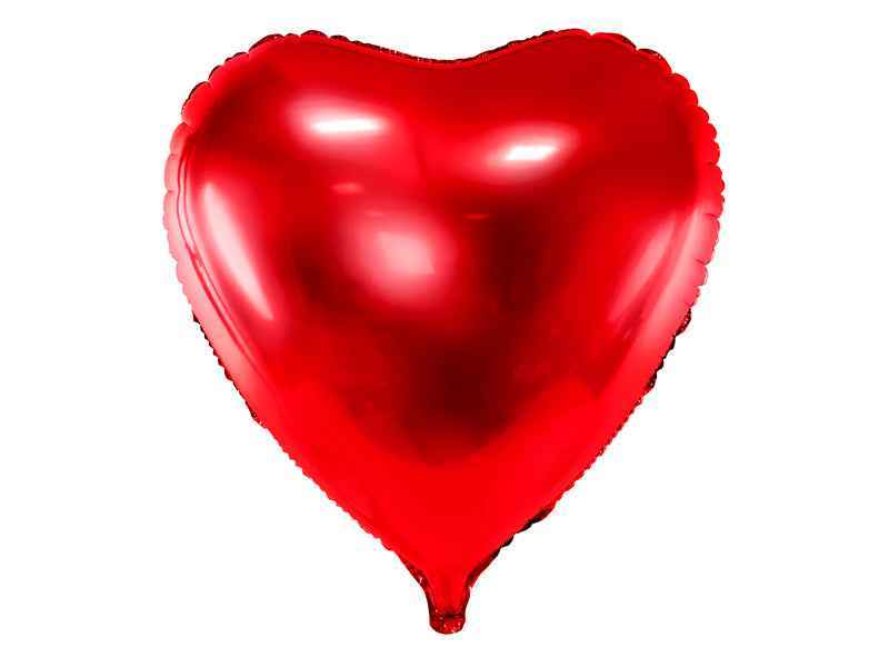 Folijski balon Srce – crveni – 68 × 72 cm