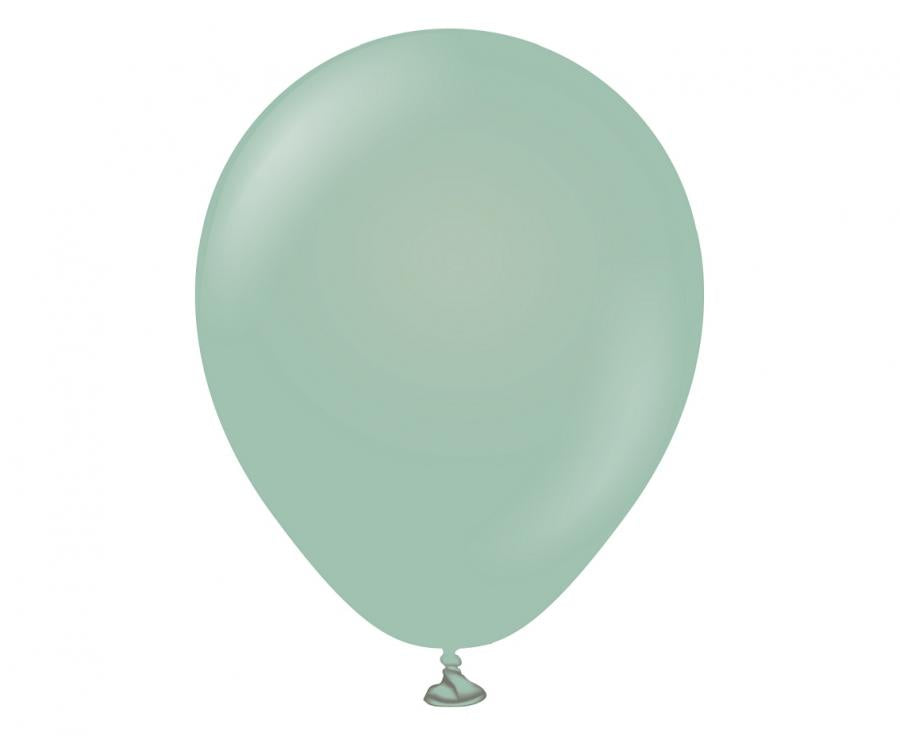Baloni Kalisan 5"  – 13 cm, retro winter green 100 kom/paket