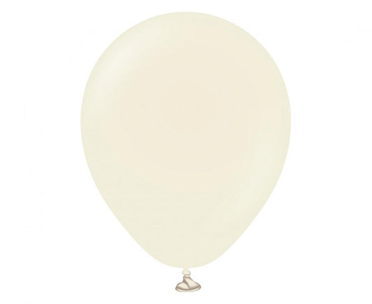 Balon Kalisan 5" - 13cm, retro white sand, 100kom/paket