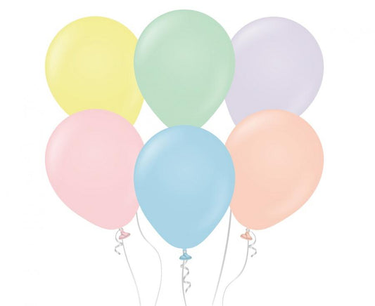 Baloni Kalisan 12" – 30 cm, Macaron Mix, 100 kom/paket