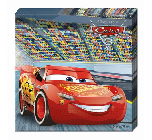 Salvete Cars 3 33x33 cm, 20 kom/paket