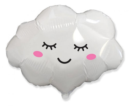 Folijski balon 24" - 61cm FX - (bijela), nepakiran