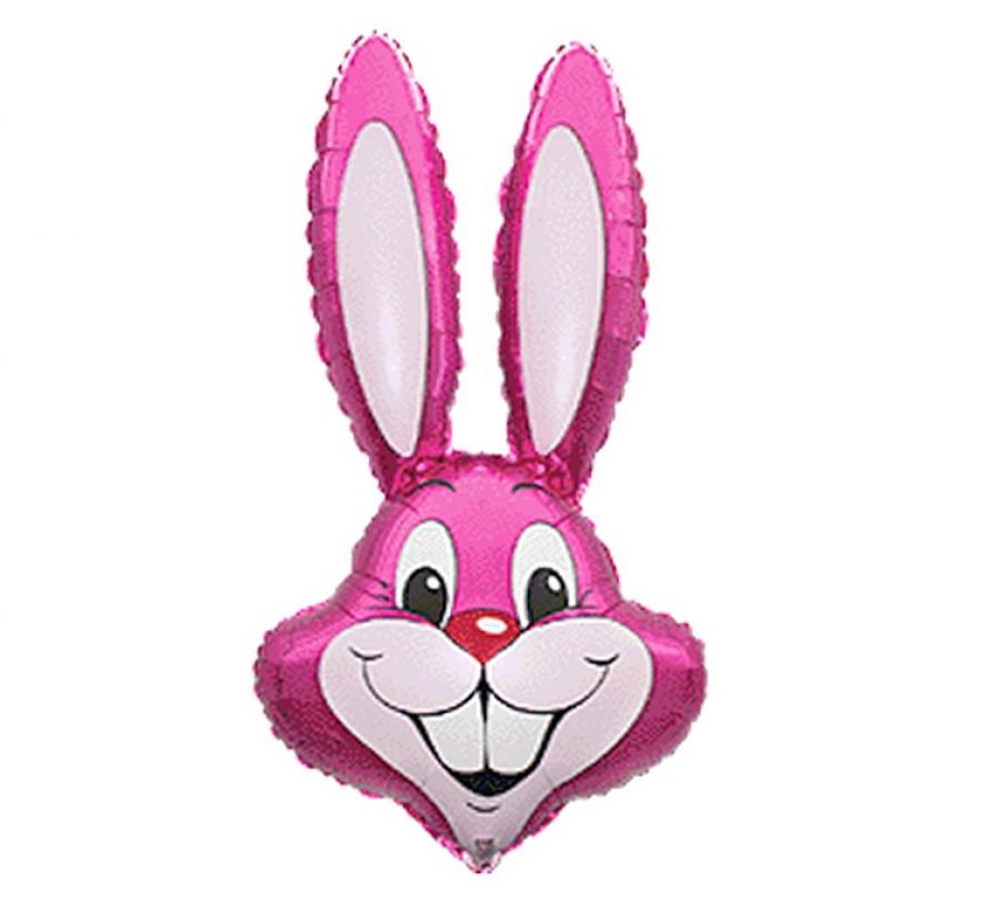 Folijski balon 14" - 36cm FX - Rabbit - Zec (rozi), nepakiran