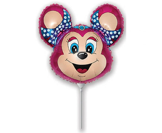 Folijski balon 14" - 36cm FX - Babsy Mouse (roza), nepakiran