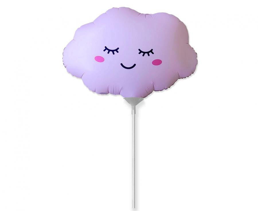 Folijski balon 14" - 36cm FX - oblačić (mat Pink)