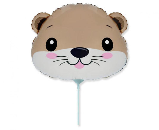 Folijski balon 14" - 36cm FX - Wydra (glava), nepakiran