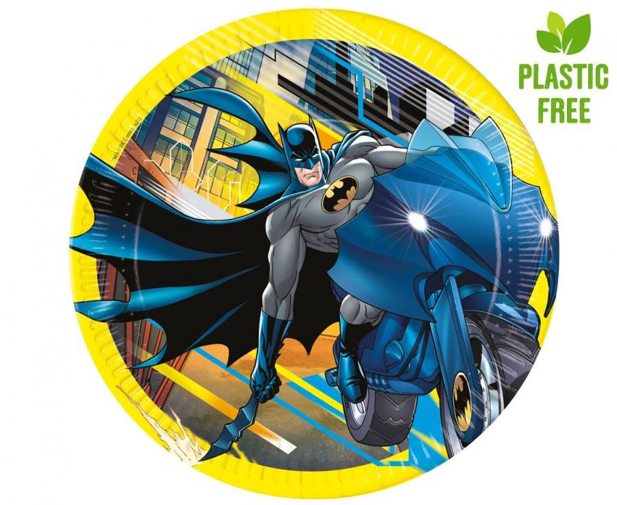 Pap tanjuri. batman rogue rage, sljedeća generacija, 23 cm, 8 kom. (plastic-free)