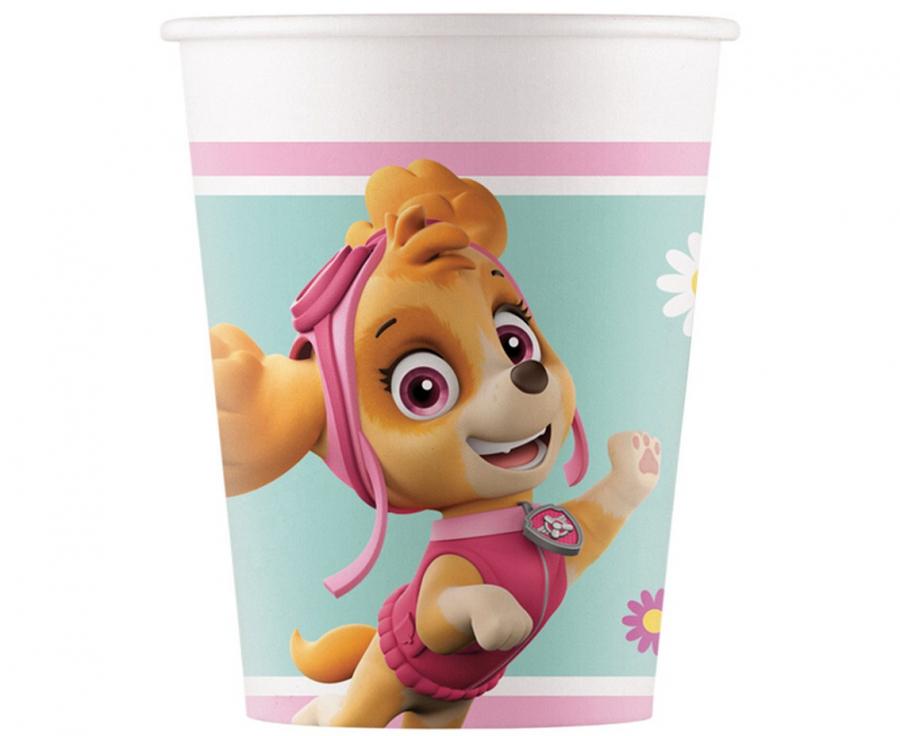 Čaša papirnata Paw Patrol Skye & Everest Nickelodeon, 200ml, 8 kom/paket