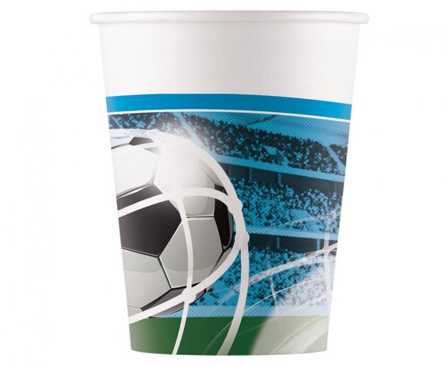 Čaše papirnate (wm) soccer fans, 200 ml, 8 kom. (papier fsc)