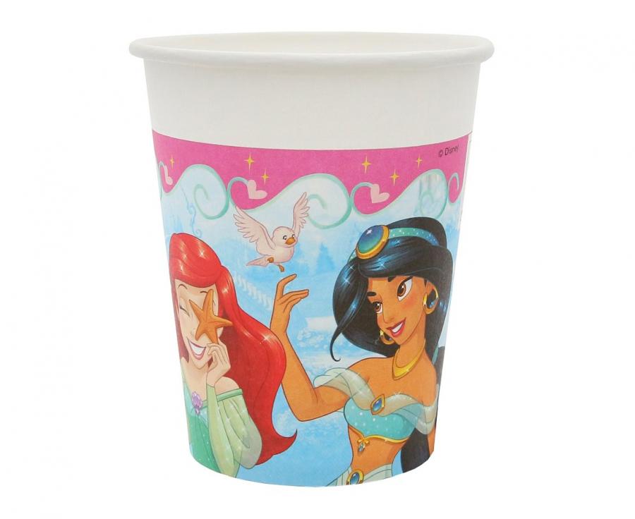 Čaše papirnate (wm) princess live your story, 200ml, 8 kom. (sup label) (papier fsc)