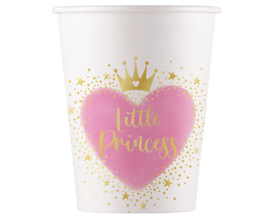 Čaše papirnate my little princess fsc, 200 ml, 8 kom.