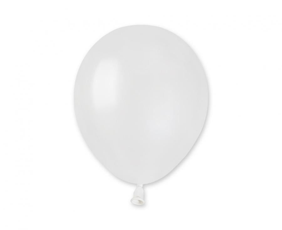 Baloni AM50 metal 5" - 13cm - bijela Gemar