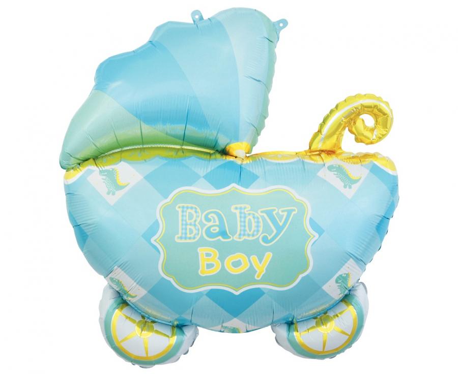 Folijski balon Vozilo, plavi, 60 cm
