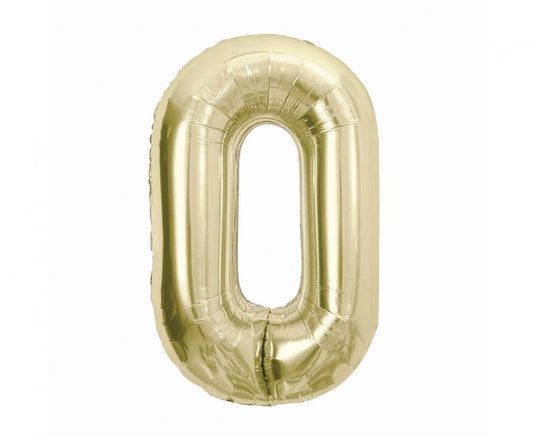 Folija balon broj 0 šampanjac 85 cm