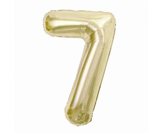 Folija balon broj 7 šampanjac 85 cm