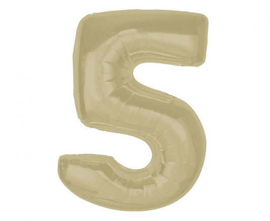 Balon folijski smart, broj 5, mat latte, 92 cm kk
