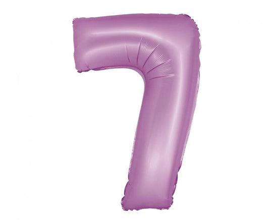 Balon folijski smart, broj 7, lavanda mat, 76 cm kk