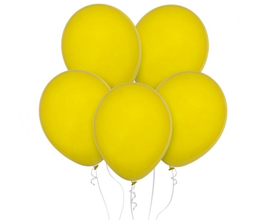 Baloni Decomex 11" - 28cm, pastel Yellow, 100 kom/paket.