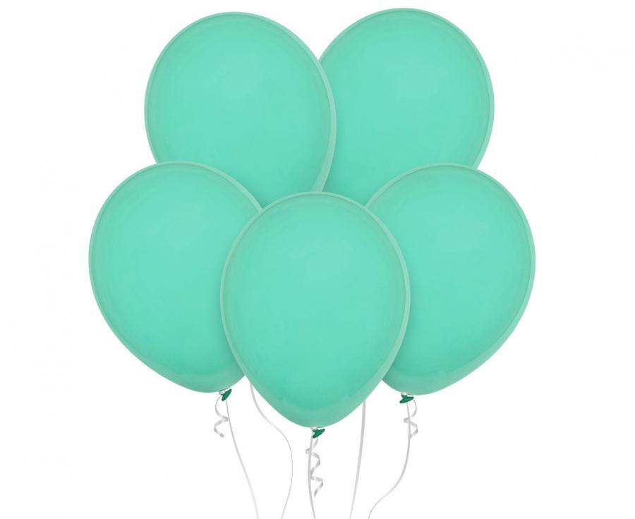Baloni Decomex 11" – 28 cm, pastel mat zelena
