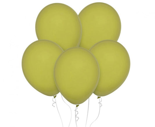 Baloni Decomex 11" - 28cm, pastel Olive, 100 kom/paket.