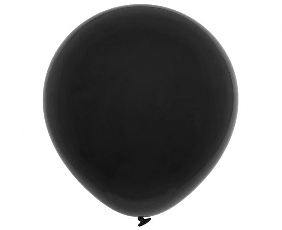 Baloni Decomex 5" - 13cm, pastel Black, 100 kom/paket.