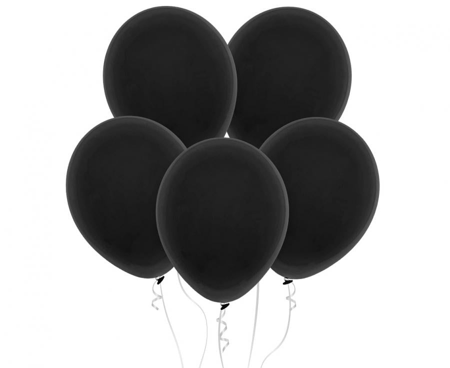 Baloni Decomex 18" - 46cm, pastel Black, 25 kom/paket.