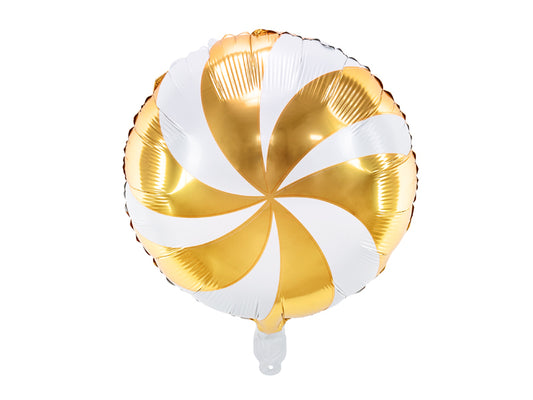 Folijski balon Bombon, 35 cm, zlatni