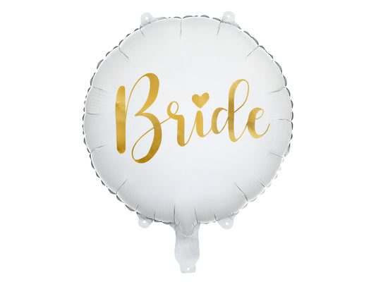 Folijski balon Bride bijeli 45 cm