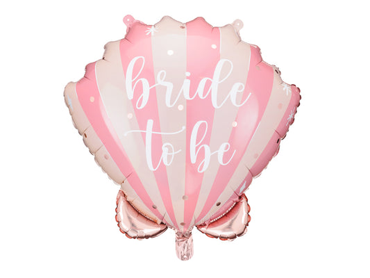 Folijski balon skoljka bride to be 52x50 cm