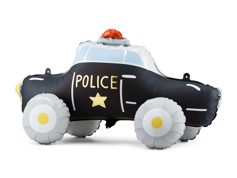 Stojeći folija balon – policijski automobil, mix, 90 × 41 cm