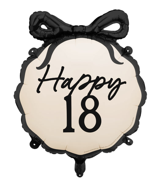 Folijski balon Happy 18 47.5x45 cm
