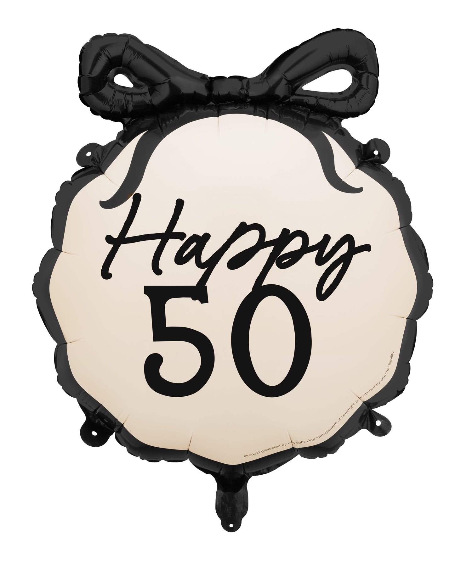 Folijski balon Happy 50 47.5x45 cm
