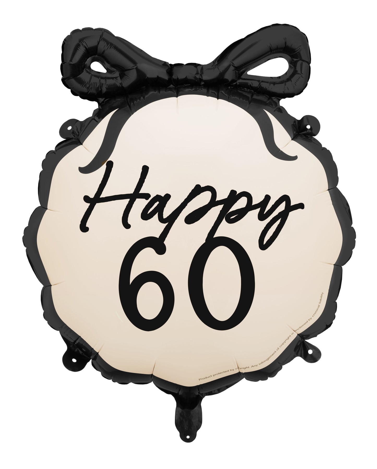 Folijski balon Happy 60 47.5x45 cm