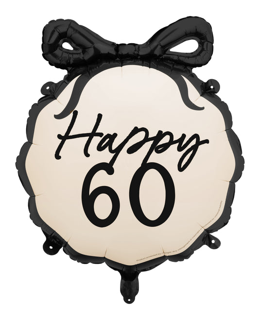 Folijski balon Happy 60 47.5x45 cm