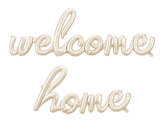 Folijski balon Welcome Home cappuccino 335x71 cm