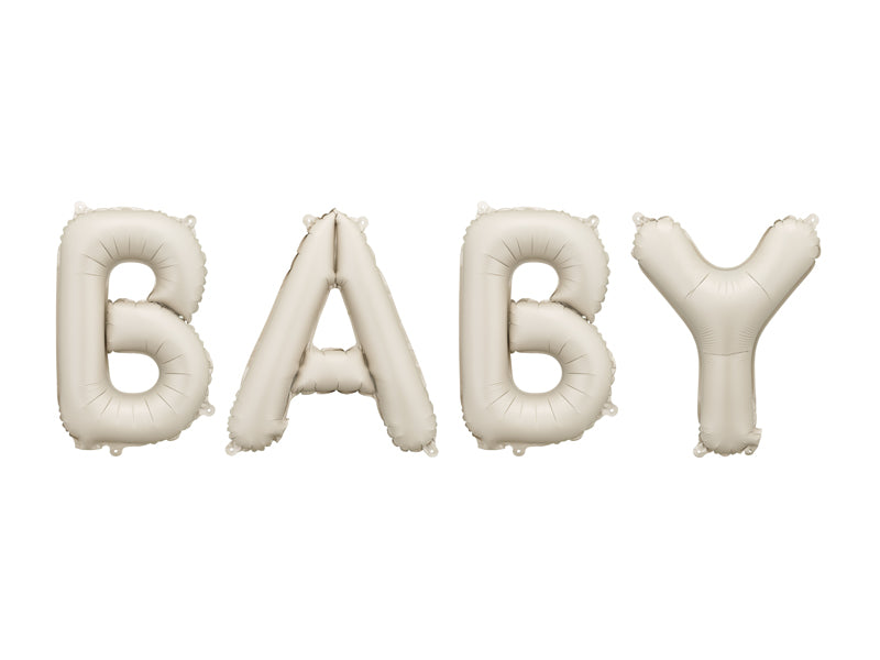 Folijski balon baby 140x43 cm bež