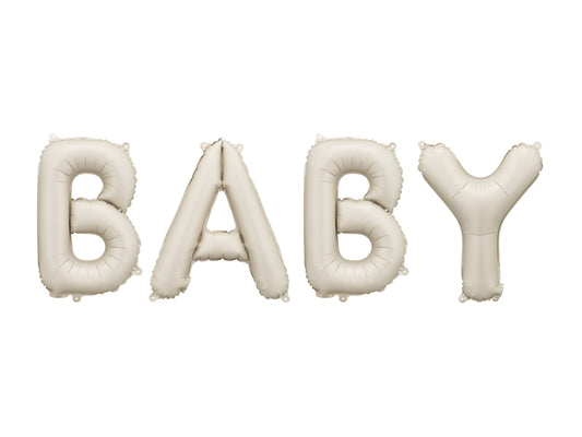 Folijski balon baby 140x43 cm bež
