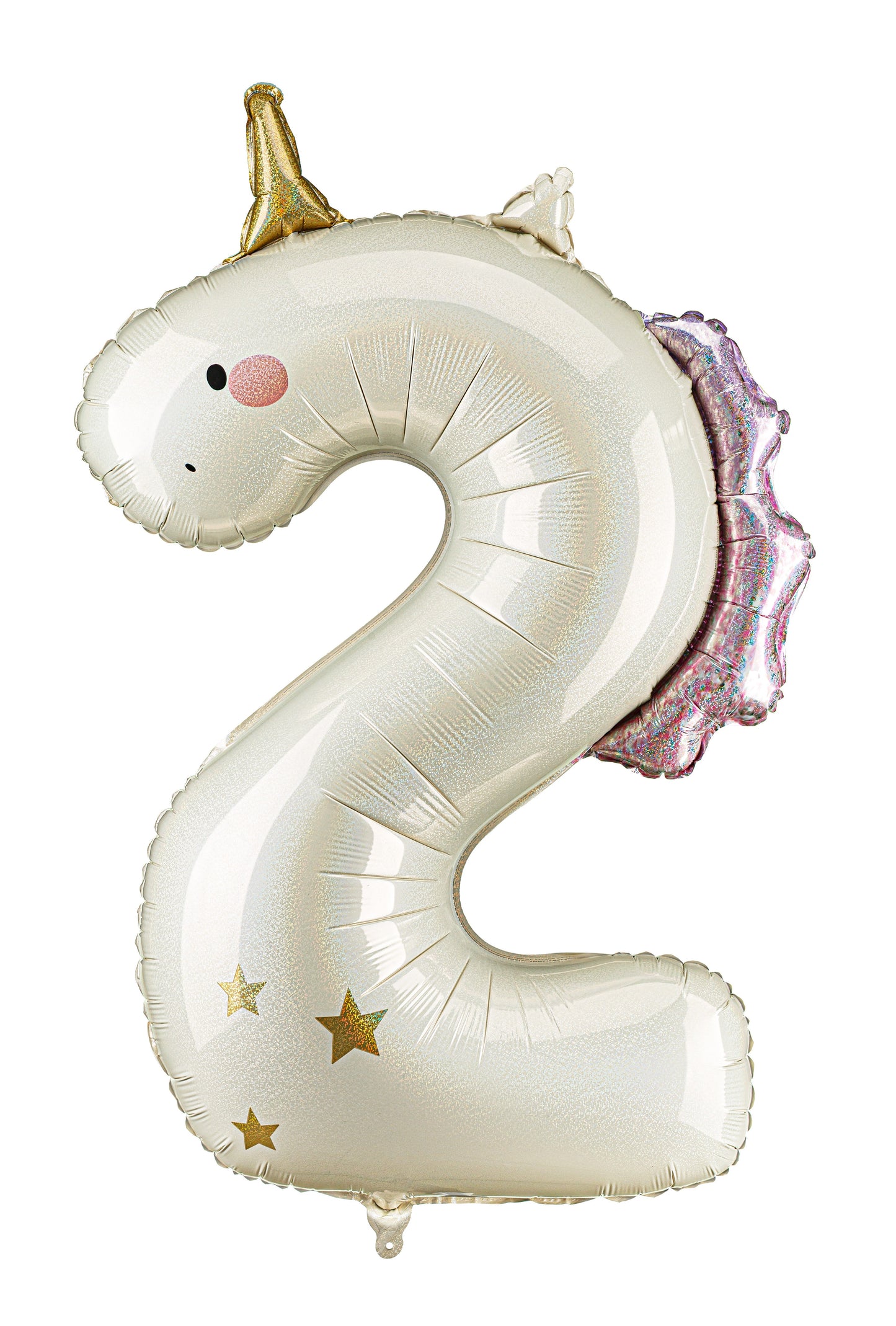 Folijski balon broj 2 Jednorog 93cm mix